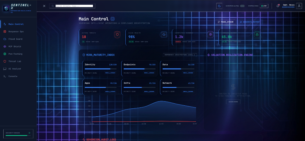 Sentinext-Q Platform Live Dashboard